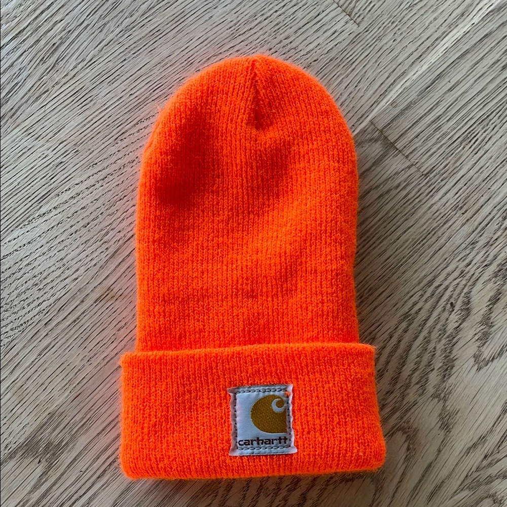 Carhartt Vibrant Orange Knit Hat